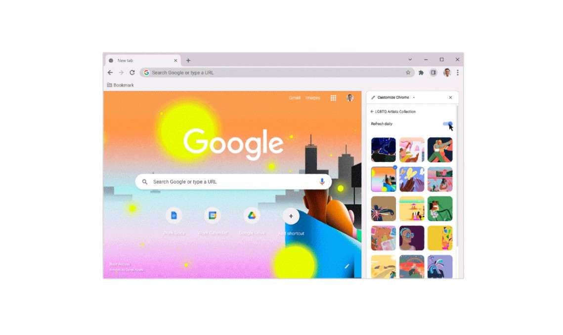 Google Chrome personalizzazione avanzata pannello dedicato