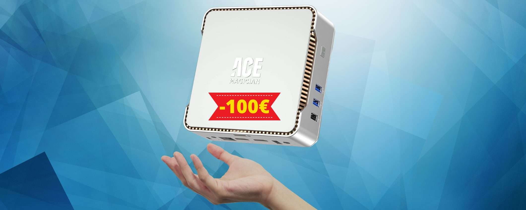 Mini PC con Windows 11, 12GB RAM e SSD: il prezzo? RIDICOLO