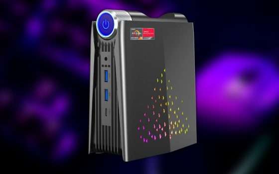 Mini PC da gaming: Ryzen 5, 32GB RAM, SSD 512GB e RX Vega 7 a 499€