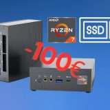 Mini PC, che BESTIA: Ryzen 7, 16GB RAM e 512GB SSD a 100 euro in meno