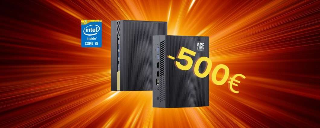 Mini PC BESTIALE: i5, 16GB RAM e SSD 512GB con sconto FOLLE di 500 euro