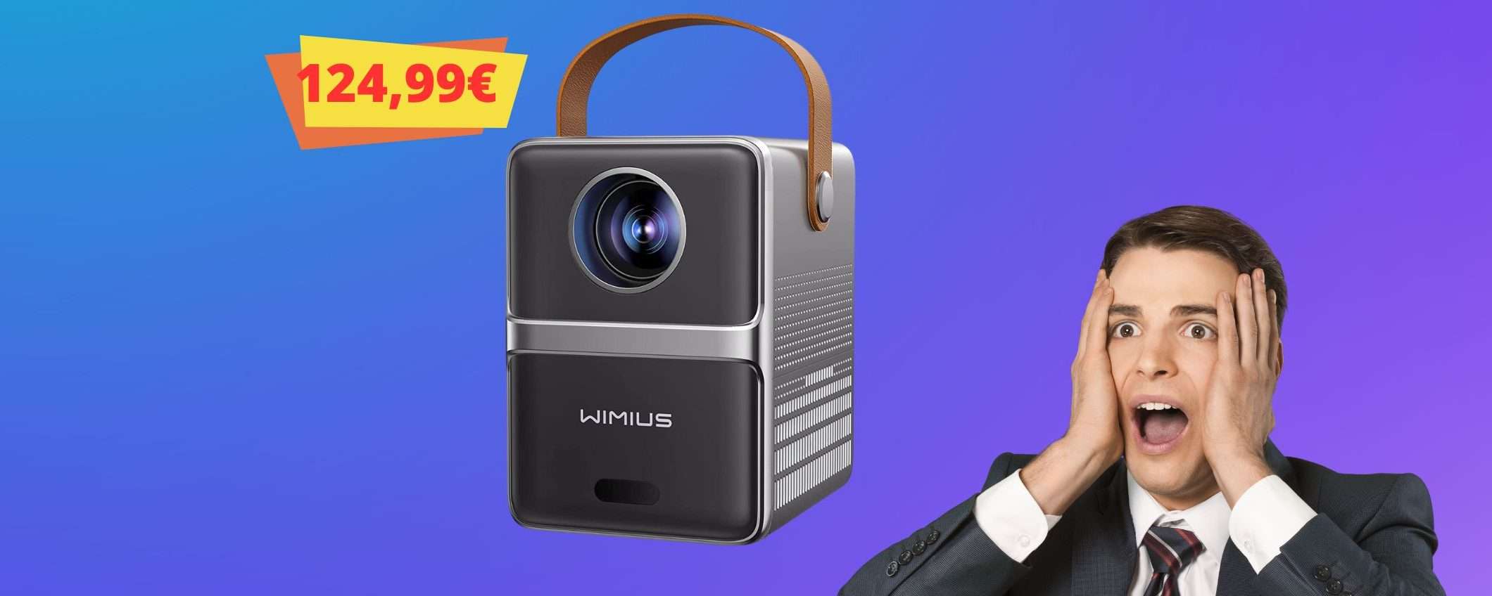 Mini Proiettore wireless a prezzo SHOCK su Amazon: offerta lampo