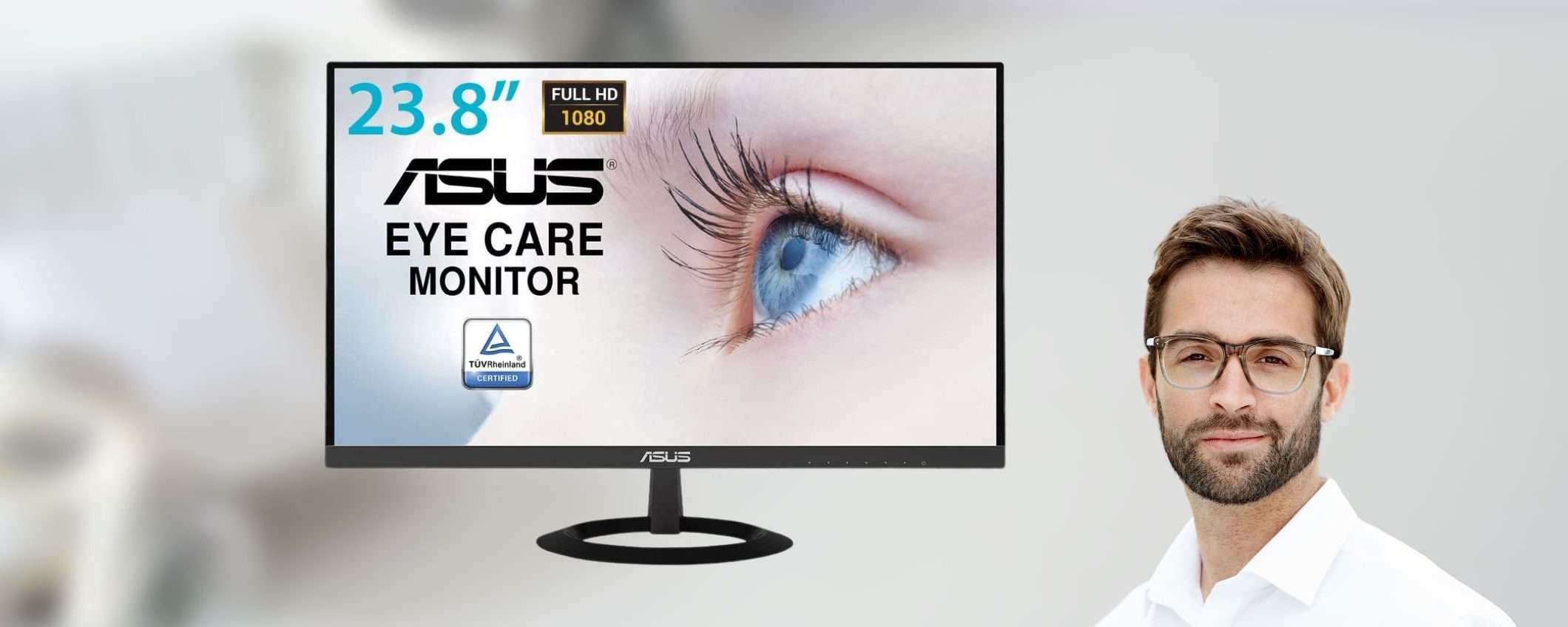 Questo monitor ASUS si prende cura dei tuoi occhi e lo sconto è super