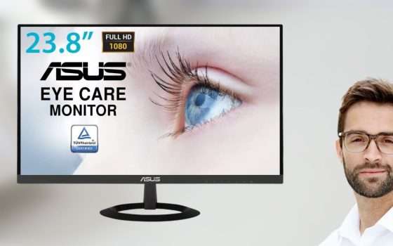 Questo monitor ASUS si prende cura dei tuoi occhi e lo sconto è super