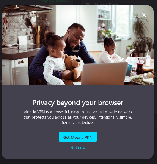 Mozilla VPN banner