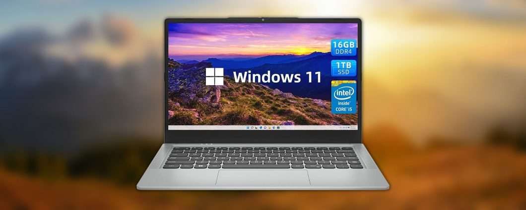 Notebook con i5, 16GB RAM, 1TB SSD e Windows 11: SUPER SCONTO Amazon