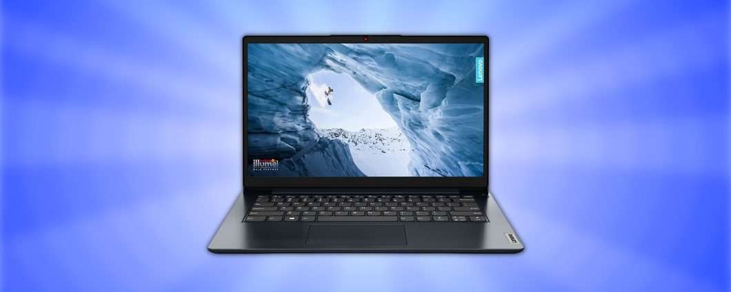 Notebook Lenovo IdeaPad leggero e sottile: lo paghi 100 euro in meno