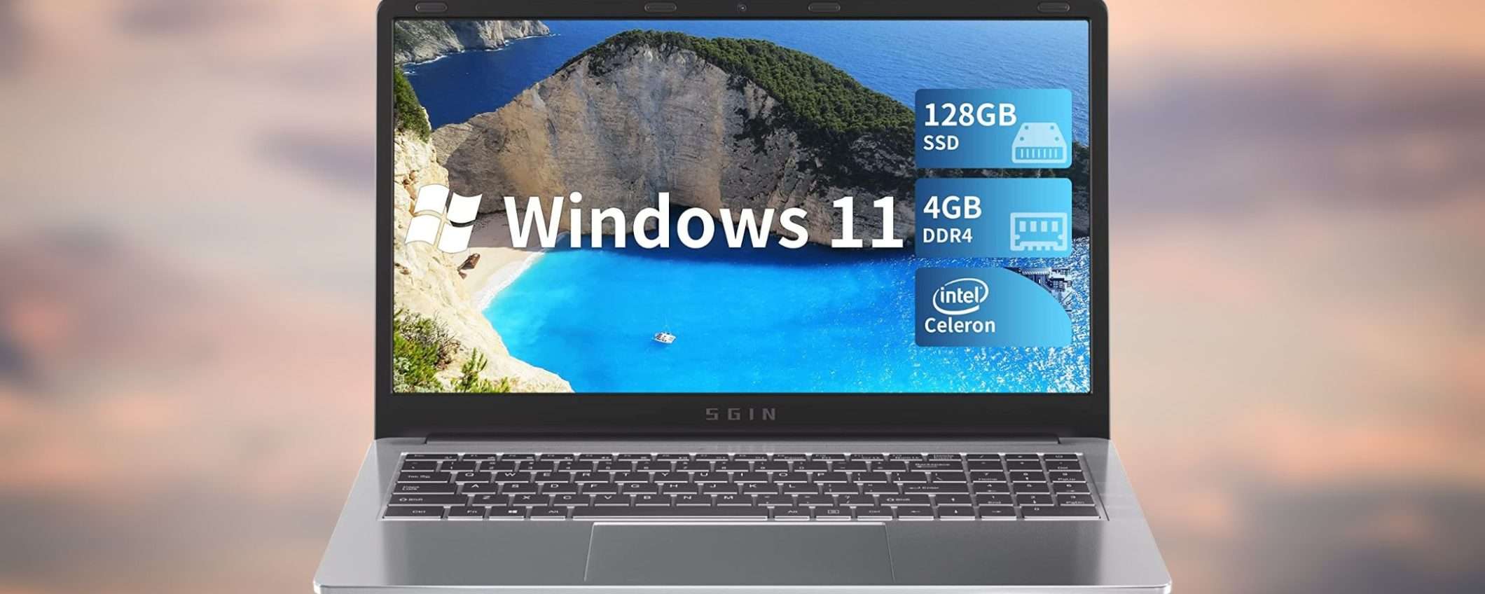 Notebook con Windows 11: economico e velocissimo, solo 219€