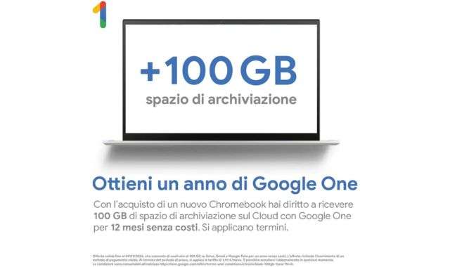 Offerta Google One Chromebook
