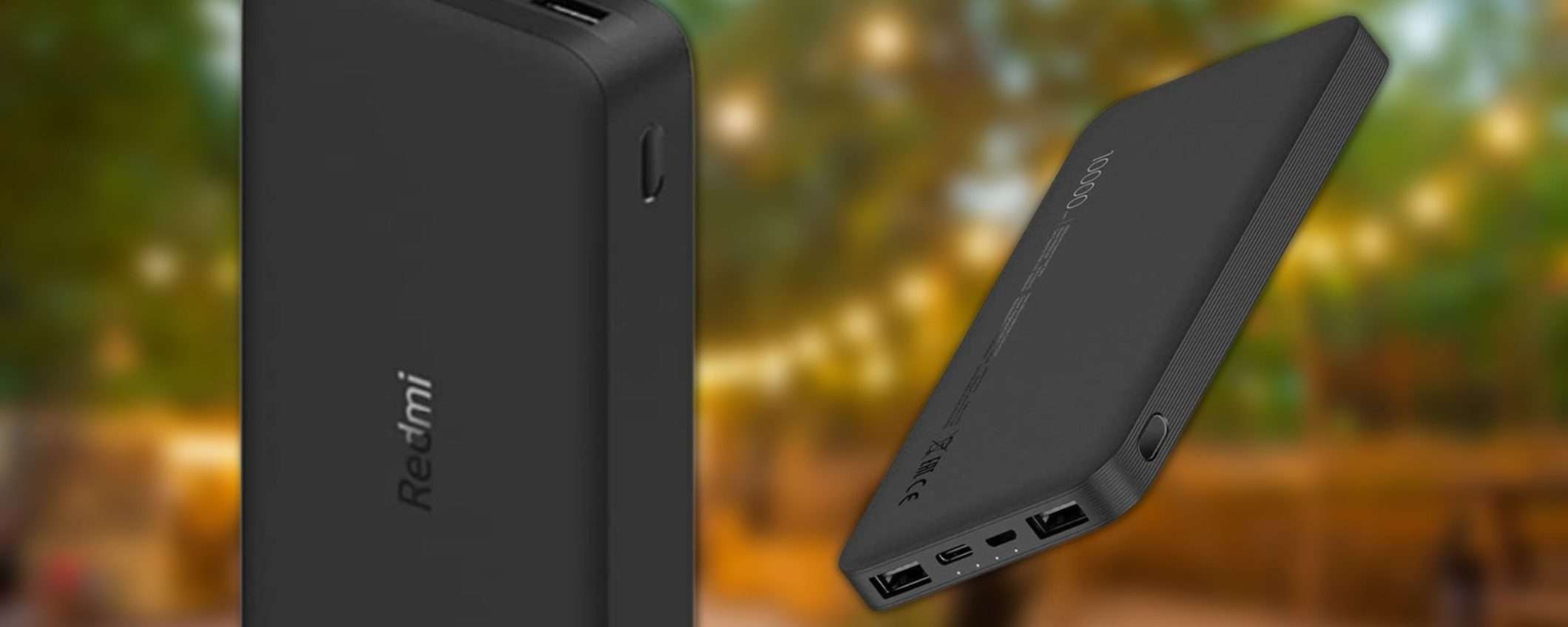 Powerbank Xiaomi in offerta: 10000mAh e non rimani mai a secco