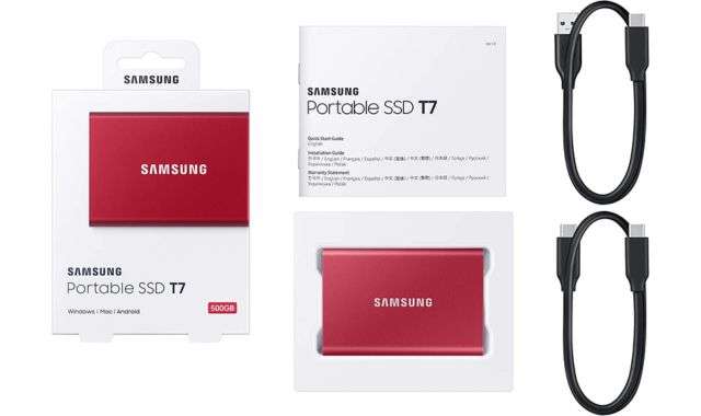 SSD Portatile T7 Samsung 500GB