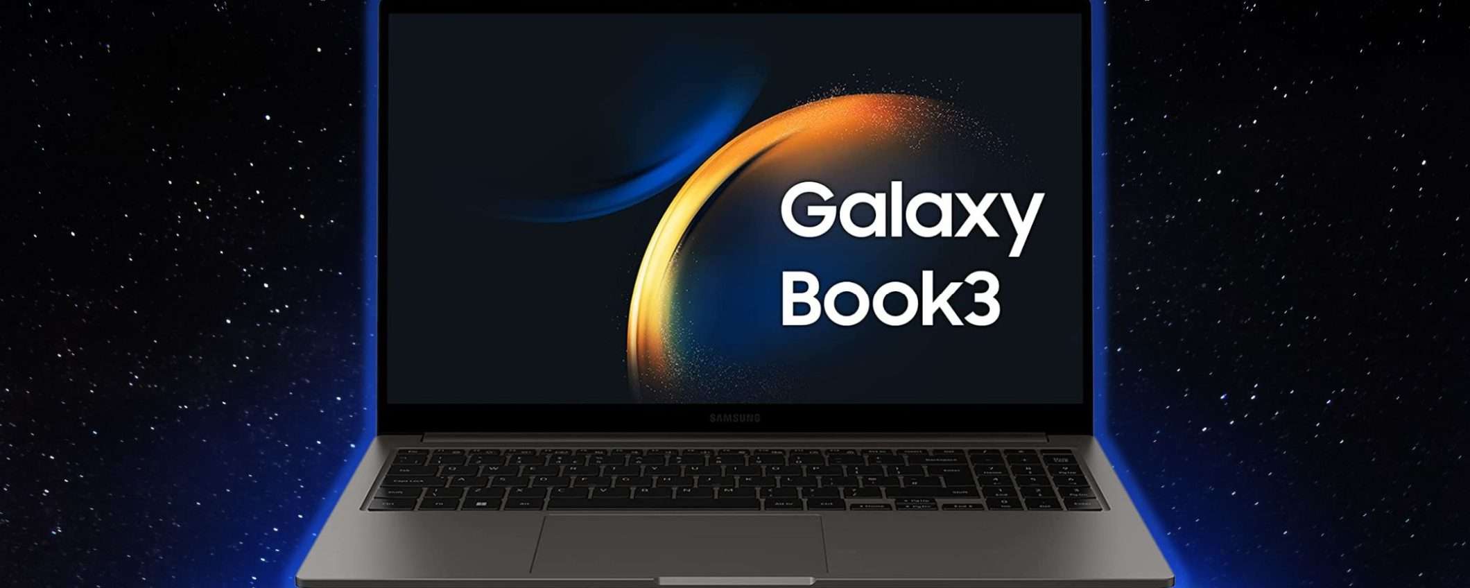 Samsung Galaxy Book3, laptop leggero e potente: minimo storico Amazon