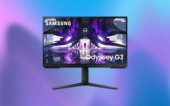 Monitor da gaming Samsung Odyssey G3 a soli 159€ su Amazon