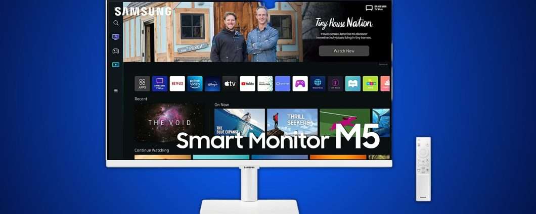 Samsung Smart Monitor M5 27″: la promozione Amazon fa scendere il prezzo di 120€