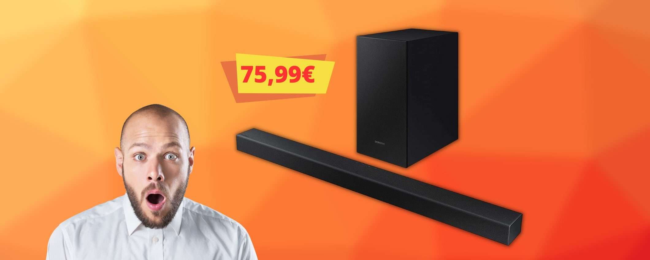 Soundbar Samsung in errore di prezzo su Amazon? Nel dubbio, approfittane