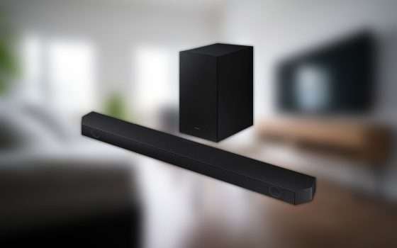 Soundbar Samsung 340W 3.1: in sconto Amazon a meno di 200€