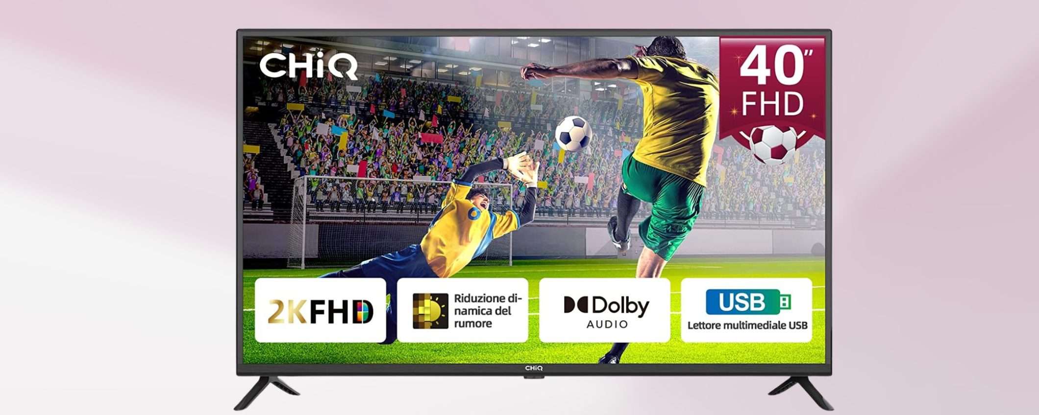 TV 40 pollici a 179 euro: FOLLIA Amazon da non perdere (coupon)
