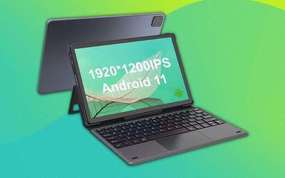 Offerta lampo + Coupon: tablet Android 2-in-1 a prezzo WOW