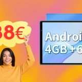 Tablet Android economico: solo 88€ su Amazon con questo super sconto