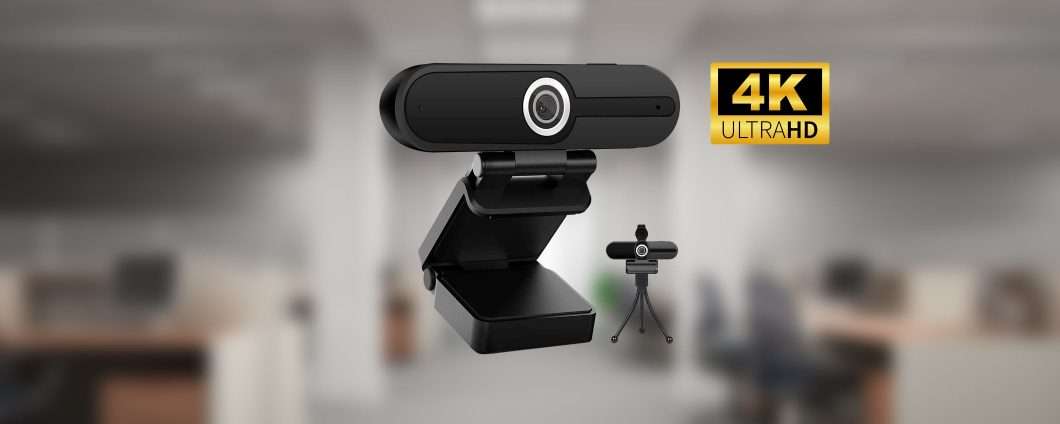 Questa webcam 4K è perfetta per le tue call: in doppio sconto Amazon