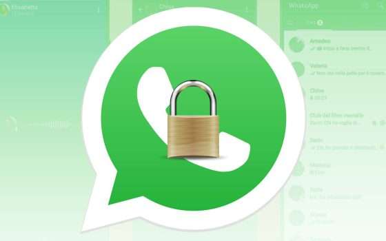 WhatsApp mette un lucchetto alle chat