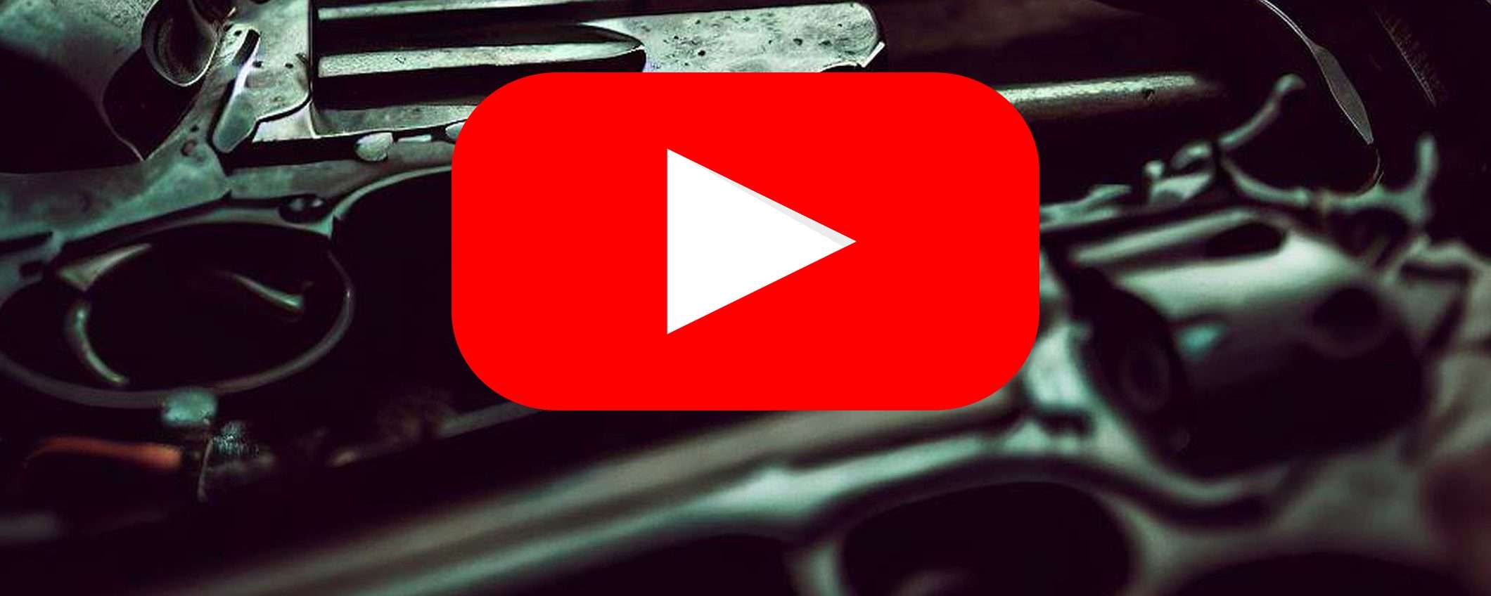 YouTube consiglia video di armi ai minorenni