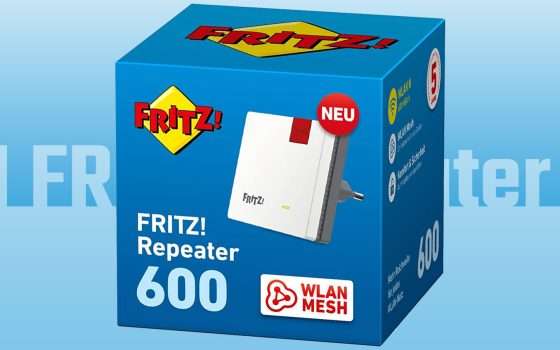 Wi-Fi ovunque con AVM FRITZ!Repeater 600 (sconto 33%)