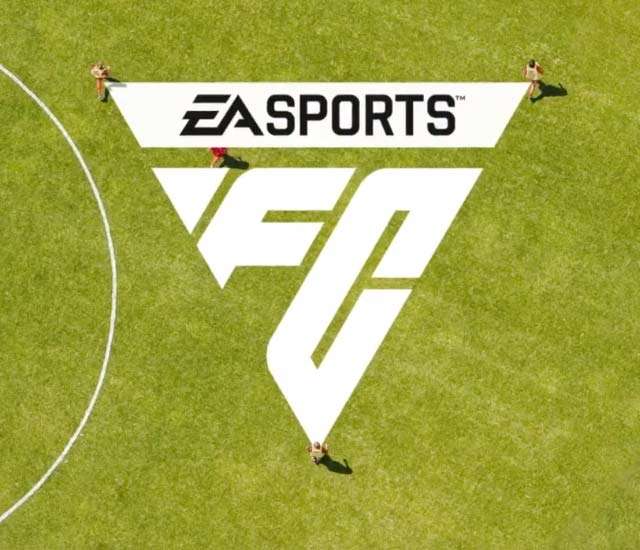 Il logo di EA SPORTS FC è ispirato a un triangolo