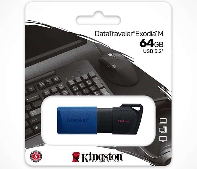 Kingston DataTraveler Exodia M, pendrive USB 3.2 da 64 GB