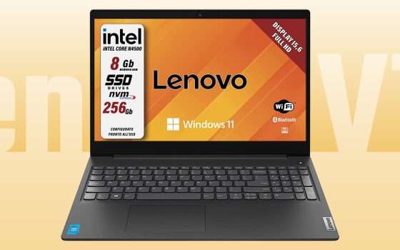 Lenovo V15: acquista il notebook a soli 212 euro