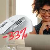 Logitech MX Master 3S: mouse PERFETTO al 33% di SCONTO
