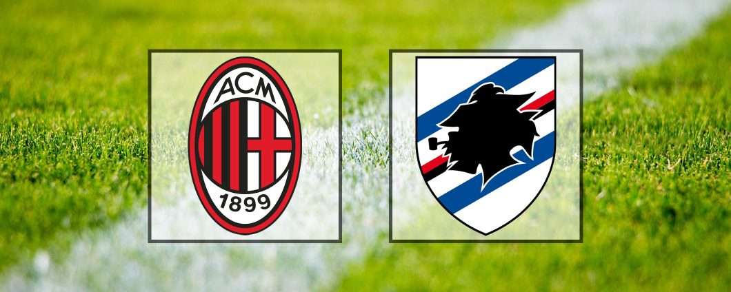 Come vedere Milan-Sampdoria in streaming (Serie A)