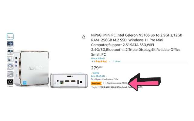 Mini PC NiPoGi: compatto, potente e finalmente in SCONTO