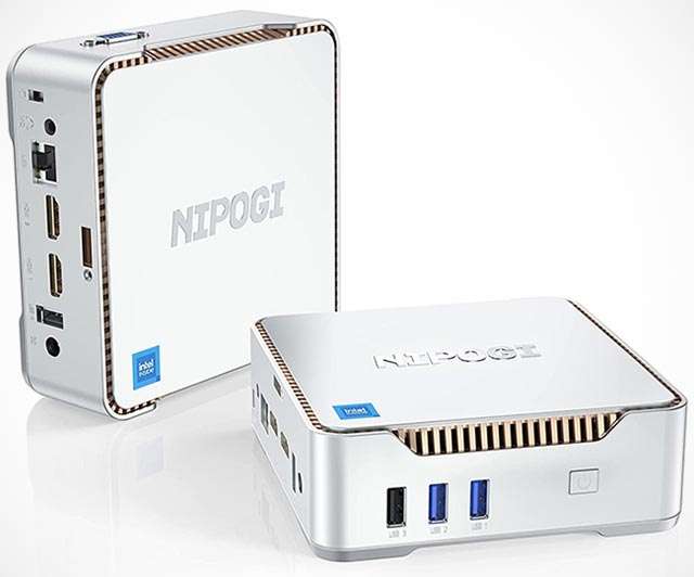 NiPoGi GK3 Pro: il design del Mini PC