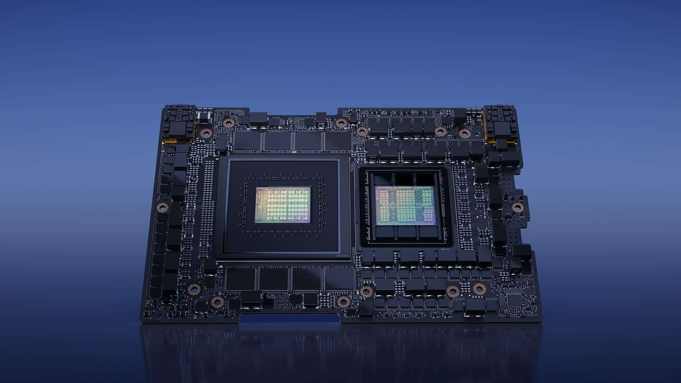NVIDIA supercomputer IA chip DGX GH200