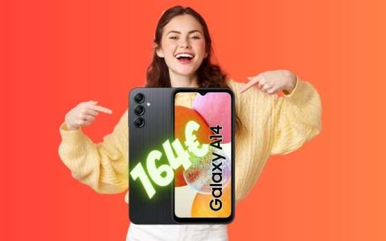 Samsung Galaxy A14 a 164€: NUOVO RIBASSO su Amazon
