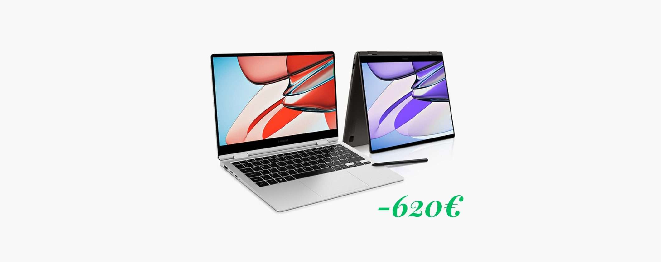 Samsung Galaxy Book3 360: risparmi 620€ su Amazon