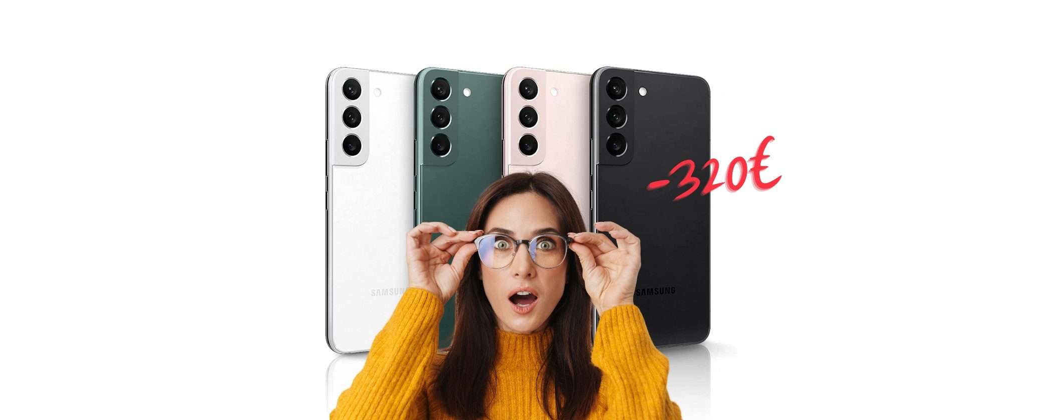 Samsung Galaxy S22: RISPARMIA 320€ con Amazon