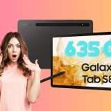 Samsung Galaxy Tab S8 da SOGNO a soli 635€ su Amazon