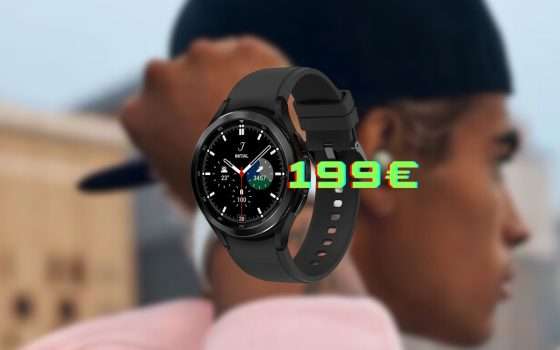 Samsung Galaxy Watch4 Classic: il LUSSO a soli a 199€