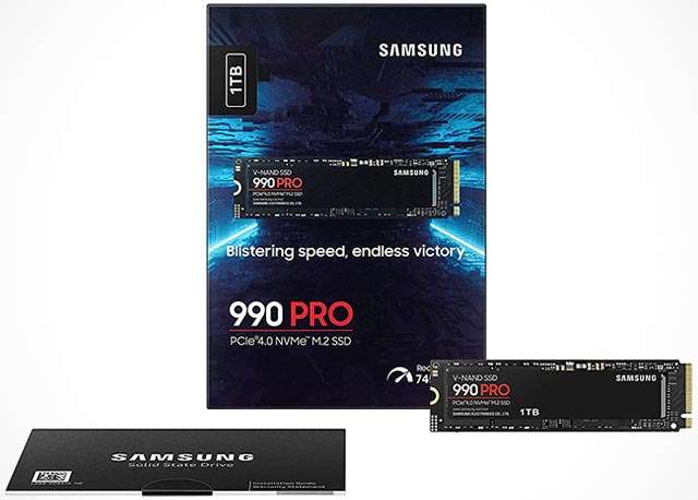 La SSD da 1 TB della gamma Samsung 990 PRO