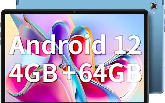 Questo tablet con Android 12 in offerta su  costa meno di 100€