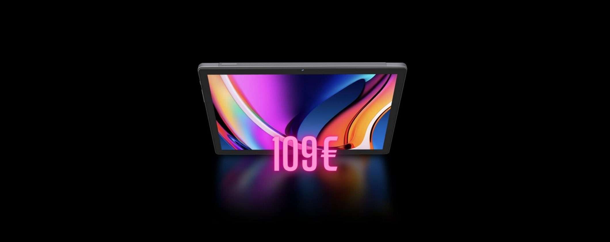 Tablet Android 5G con custodia, tastiera, penna e mouse a 109€