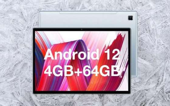 Tablet Android 12 a MENO DI 100 EURO: solo per oggi su Amazon