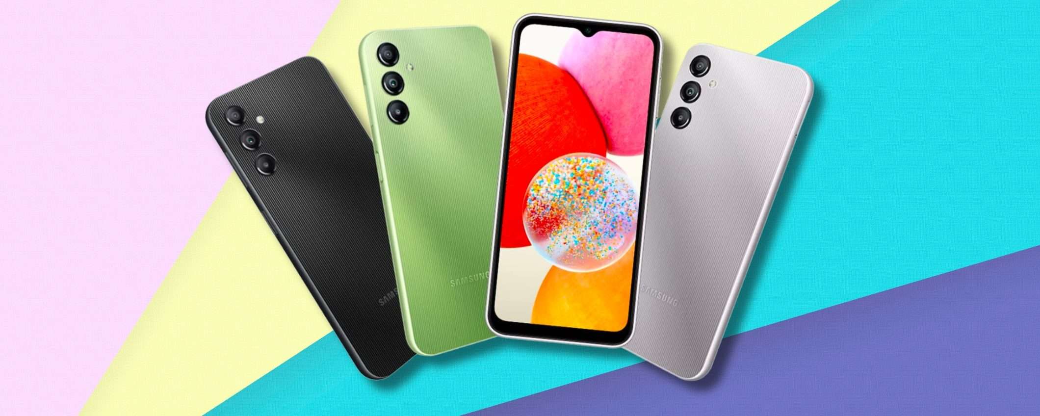 Smartphone sotto i 150€: con Samsung Galaxy A14 non sbagli tiro