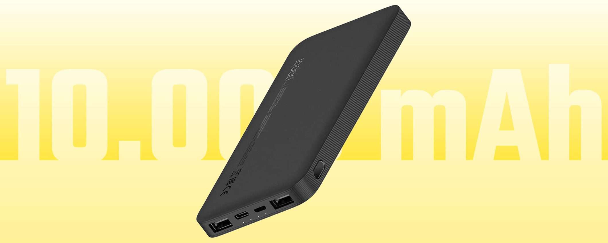 Powerbank Xiaomi 10000 mAh da portare in aereo (sconto 27%)