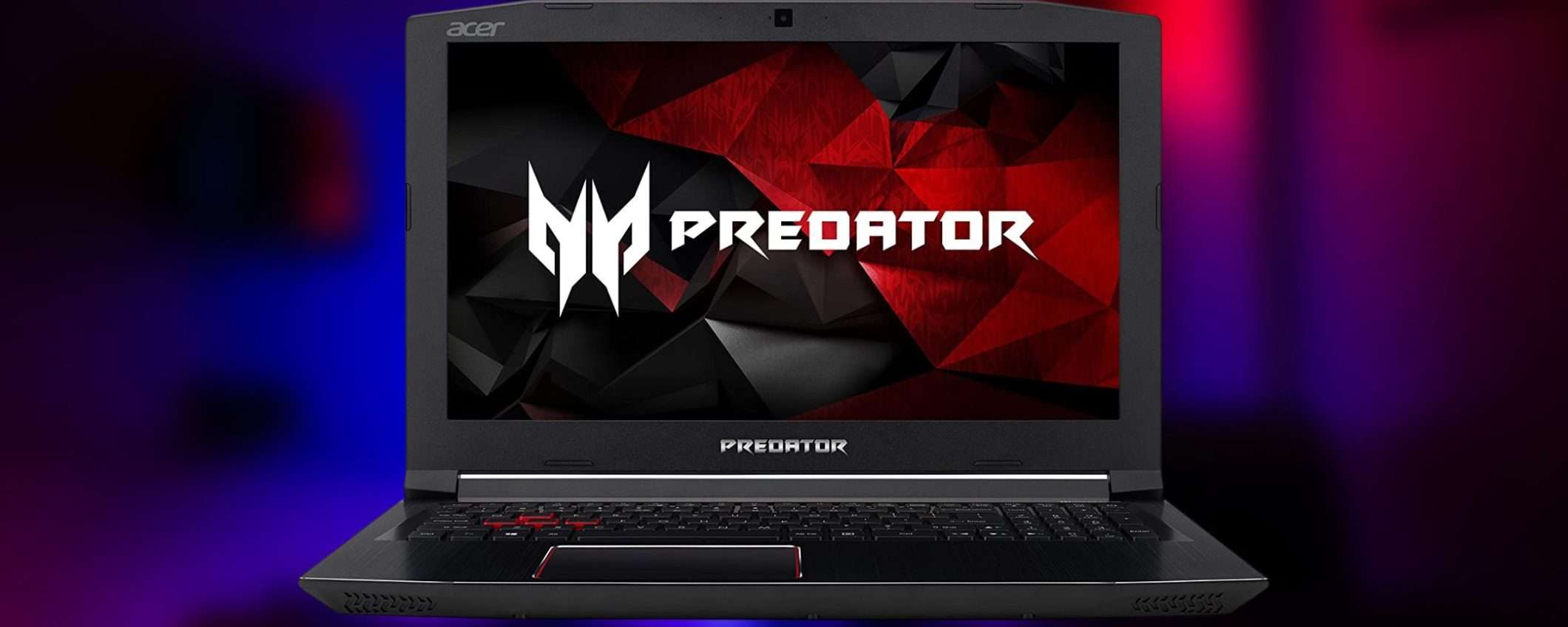 Acer Predator Helios 300: un notebook da gaming MOSTUROSO con 150€ di sconto