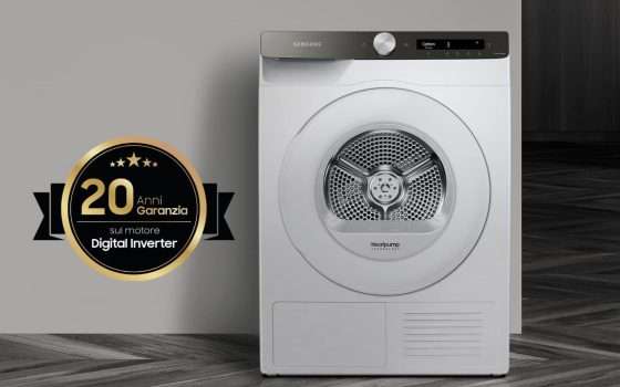 Follia FUORI STAGIONE: Asciugatrice Samsung con AI al 52% di sconto