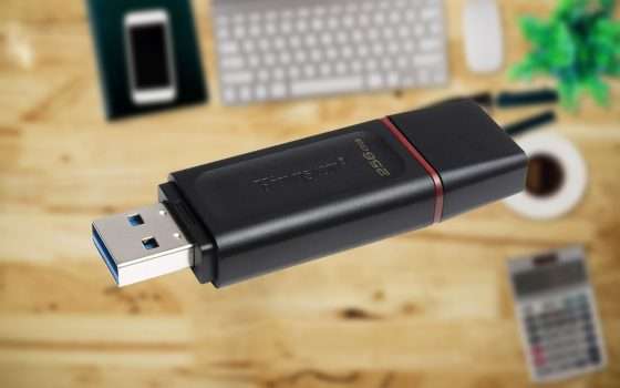 Chiavetta USB 3.2 Kingston da 256GB: su Amazon a meno di 18€