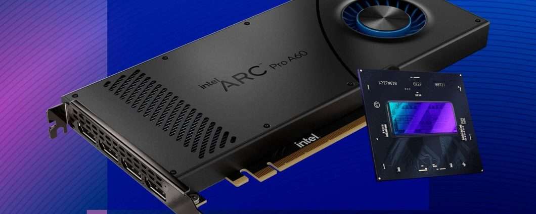 Intel Arc Pro A60 e A60M per la grafica professionale